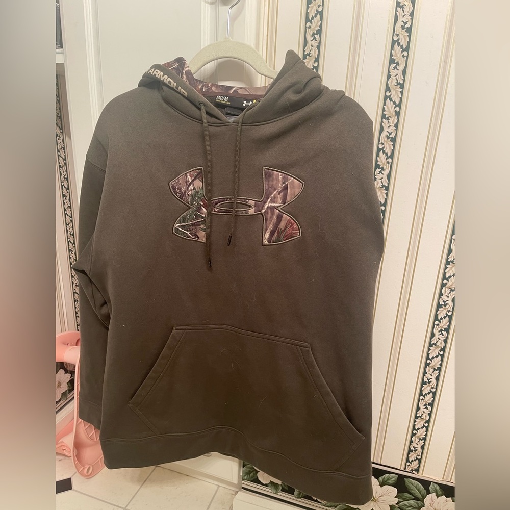 Under armour mens realtree camo hoody medium